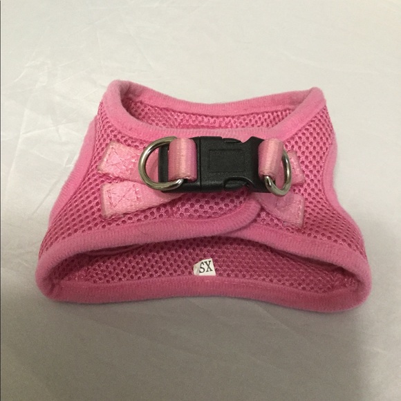 Pink Padded Mesh Safety Dog Harness - Picture 2 of 7